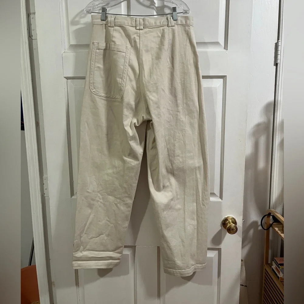 Rachel Comey Off-White Jeans Size 10 - Picture 2 of 4